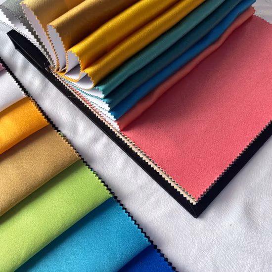 Tissu Jacquard uni polychromatique pour rideaux et nappes